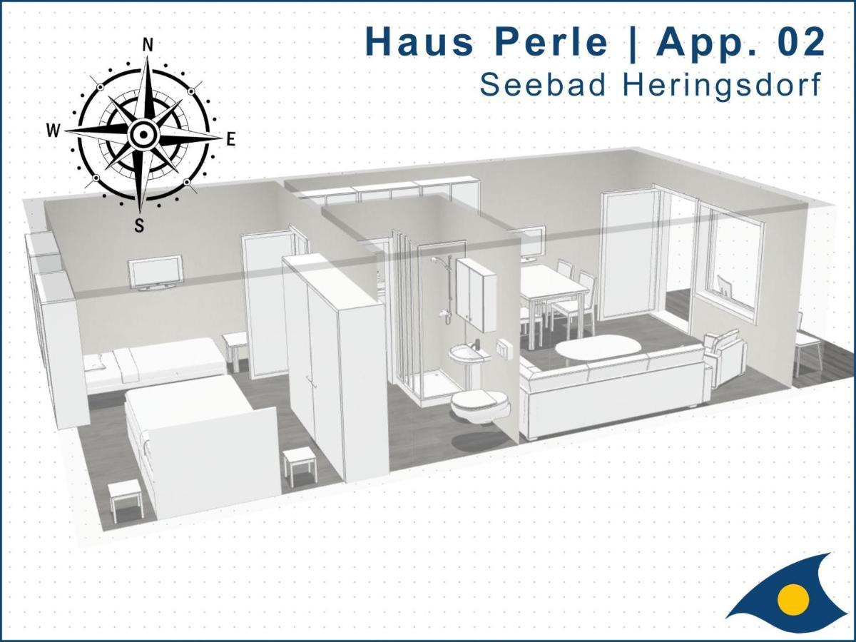 제바트헤링스도르프 Haus Perle Whg 02 아파트 외부 사진