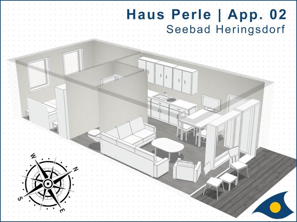 제바트헤링스도르프 Haus Perle Whg 02 아파트 외부 사진